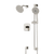 Artos TS293 Harmony 2-Way Pressure Balance Shower Trim Kit with Hand Shower on Slide Bar with Separate Water Outlet