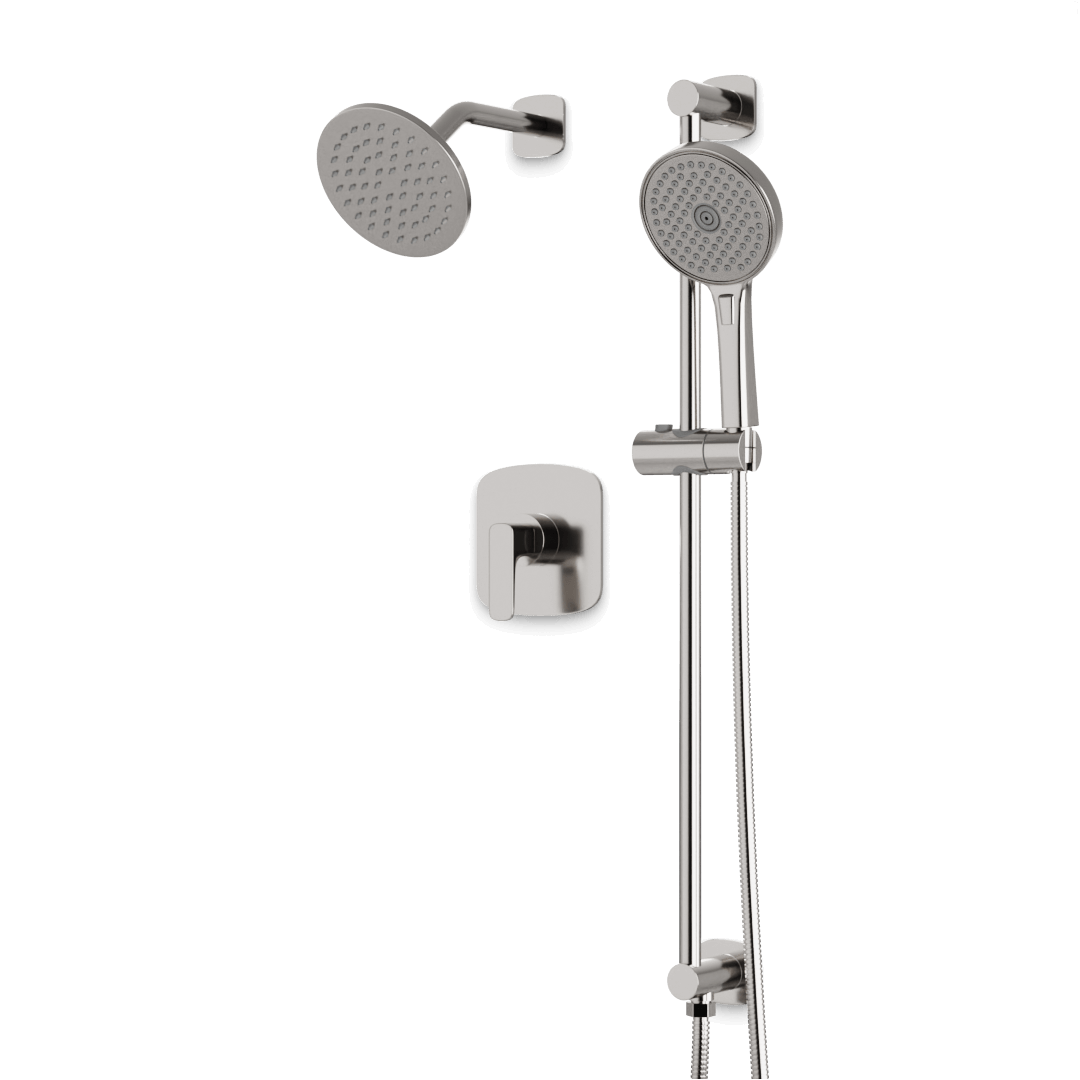 Artos TS294 Harmony 2-Way Pressure Balance Shower Trim Kit with Hand Shower on Integrated Slide Bar