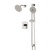 Artos TS294 Harmony 2-Way Pressure Balance Shower Trim Kit with Hand Shower on Integrated Slide Bar
