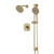 Artos TS294 Harmony 2-Way Pressure Balance Shower Trim Kit with Hand Shower on Integrated Slide Bar