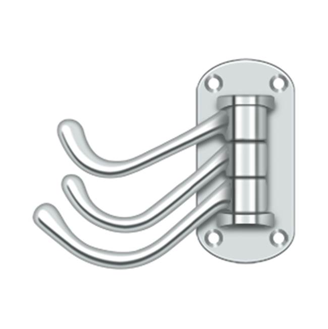 Deltana TSH40 Triple Swivel Hook, Heavy Duty, 4 Projection