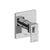 Riobel TUS23 Kubik 1/2" Therm & Pressure Balance Trim With 3 Functions