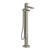 Riobel TUS39 Kubik Thermostatic Single Hole Floor Mount Tub Filler Trim
