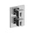 Riobel TUS46 Kubik 3/4" Therm & Pressure Balance Trim With 6 Functions