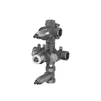 Flusso TVH.4501 3/4" Thermostatic Valve - 3 Outputs