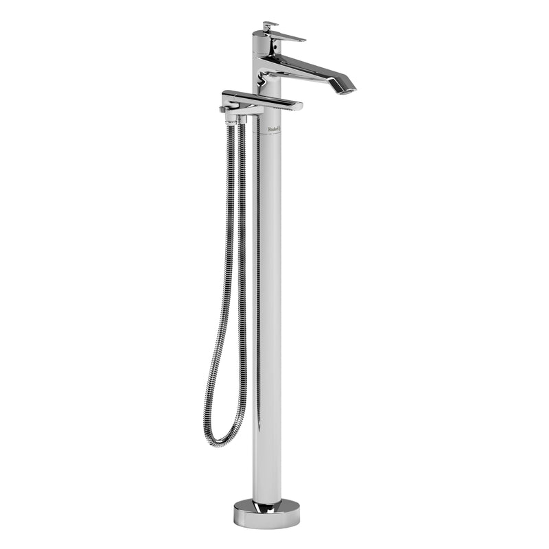 Riobel TVY39C Thermostatic Single Hole Floor Mount Tub Filler Trim