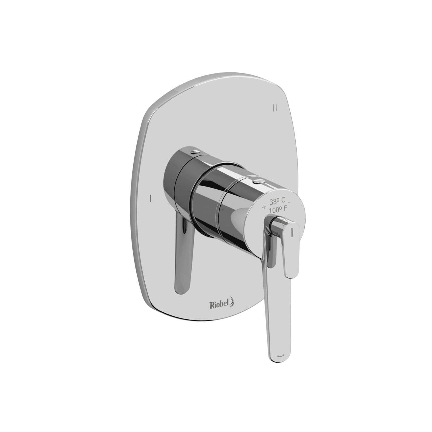 Riobel TVY47C 1/2" Therm & Pressure Balance Trim With 3 Functions