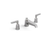 Devon & Devon TWY900_US 3 hole basin set with pop-up waste