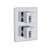Riobel TZOTQ46 Zendo 3/4" Therm & Pressure Balance Trim With 6 Functions