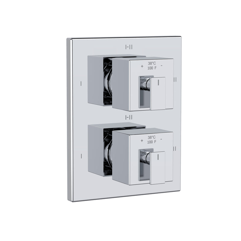 Riobel TZOTQ46 Zendo 3/4" Therm & Pressure Balance Trim With 6 Functions