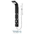 Tenzo TZST-06.1 Shower Columns - Stainless Steel, 4 Functions