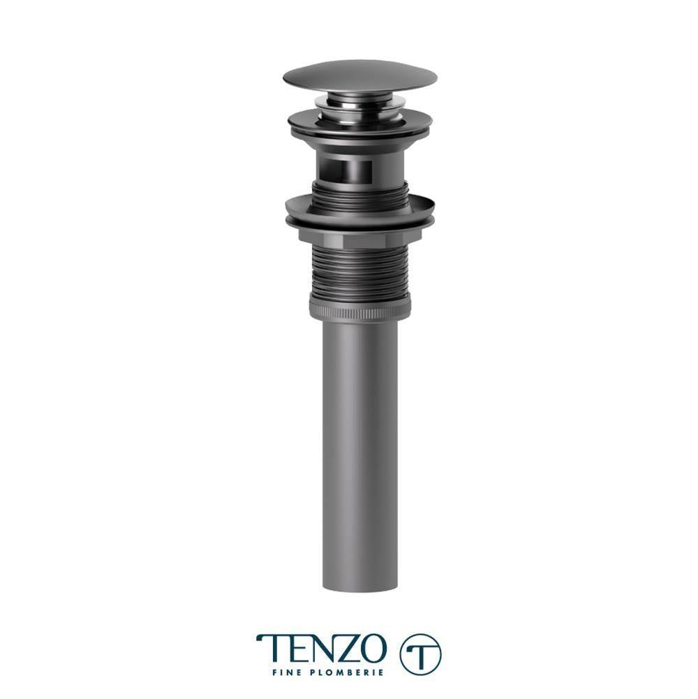 Tenzo DR-OF-01 Push Pop-Up Drain With Oveflow Round