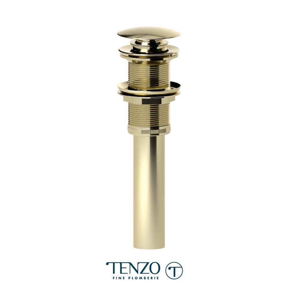 Tenzo DR-WOF-01 Push Pop-Up Drain Without Oveflow Round