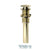 Tenzo DR-WOF-01 Push Pop-Up Drain Without Oveflow Round
