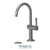 Tenzo PAL10-P Single Hole Lavatory Faucet