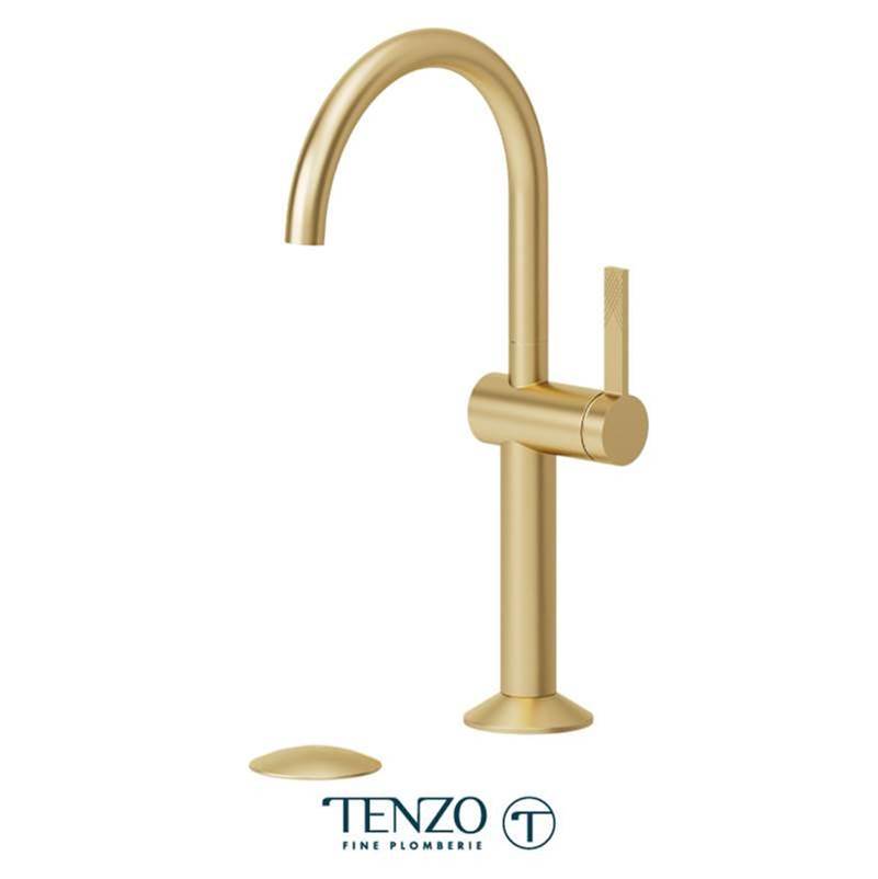 Tenzo PAL12-P Tall Single Hole Lavatory Faucet