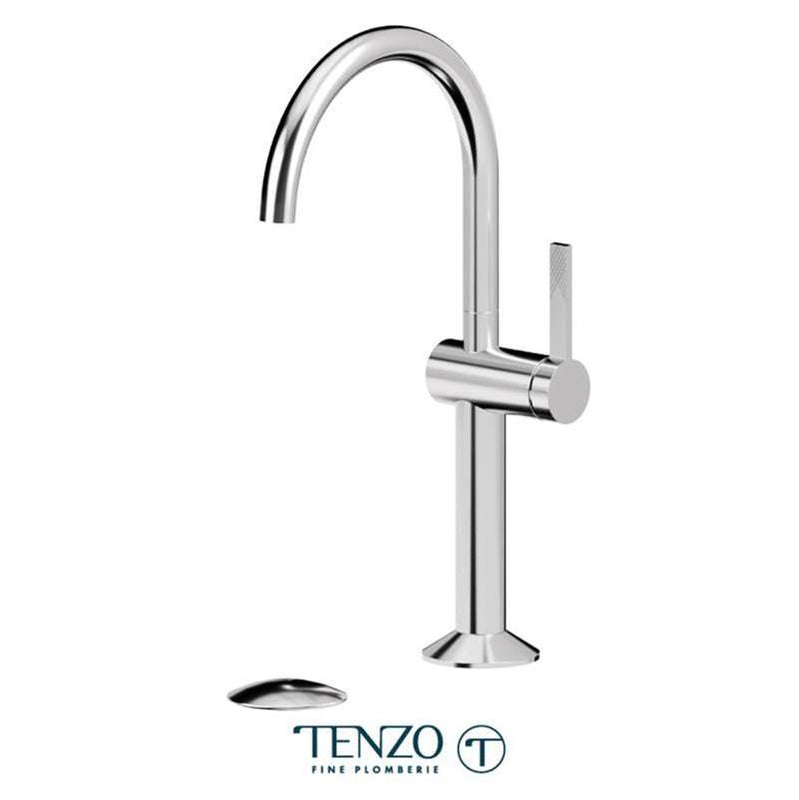 Tenzo PAL12-P Tall Single Hole Lavatory Faucet