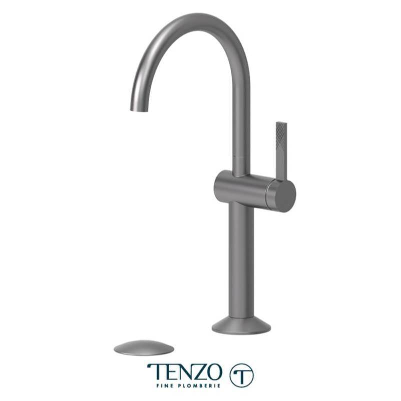 Tenzo PAL12-W Tall Single Hole Lavatory Faucet