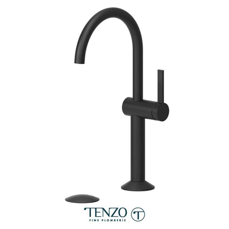 Tenzo PAL12-W Tall Single Hole Lavatory Faucet