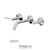 Tenzo PAL16-W Wall Mount Lavatory Faucet