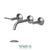 Tenzo PAL16-P Wall Mount Lavatory Faucet