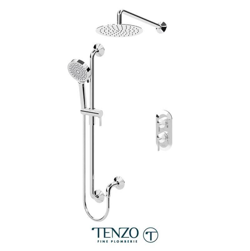 Tenzo PALPB32-20111 Shower Kit, T-Box 2 Functions Pressure Balance