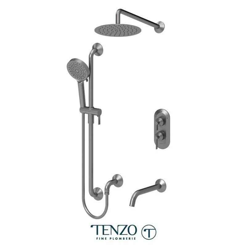 Tenzo PALPB33-501115 Shower Kit, T-Box 3 Functions Pressure Balance