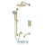 Tenzo PALPB33-501125 Shower Kit, T-Box 3 Functions Pressure Balance