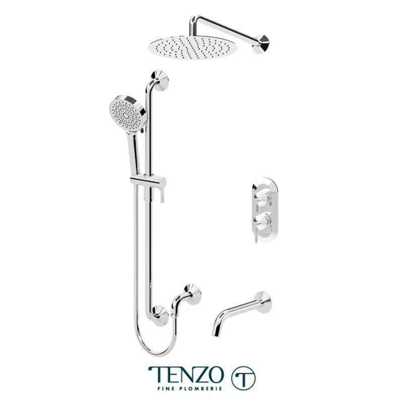 Tenzo PALPB33-501125 Shower Kit, T-Box 3 Functions Pressure Balance