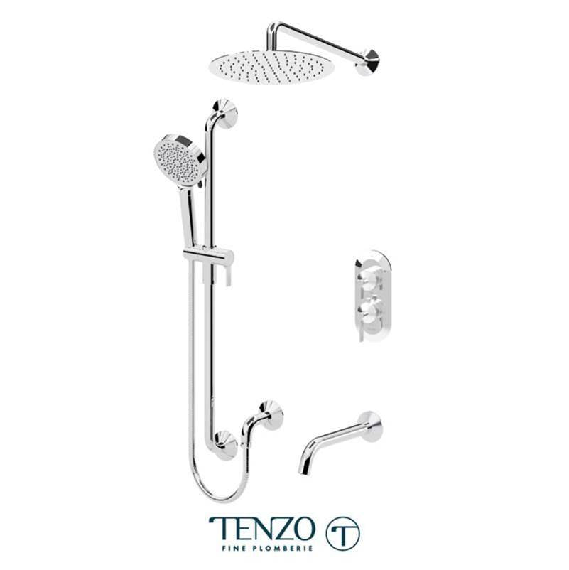 Tenzo PALT33-501125 Shower Kit, T-Box 3 Functions Thermo