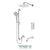 Tenzo PALT33-501125 Shower Kit, T-Box 3 Functions Thermo
