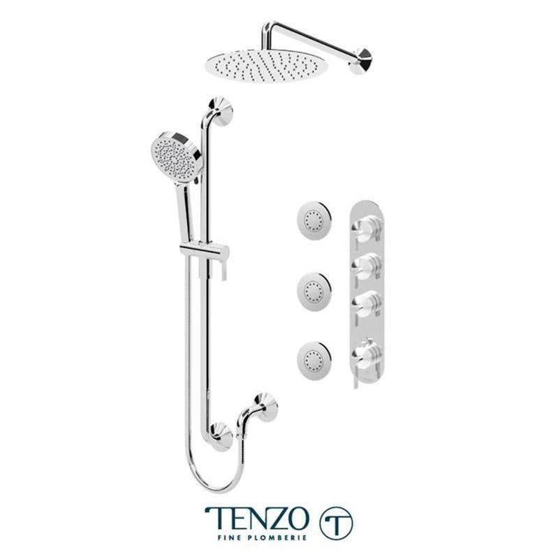 Tenzo PALT43-571112 Shower Kit, Extenza 3 Functions Thermo