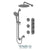 Tenzo PALT43-571112 Shower Kit, Extenza 3 Functions Thermo