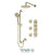 Tenzo PALT43-571168 Shower Kit, Extenza 3 Functions Thermo