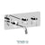 Tenzo PALT73 Wall Mount Tub Filler With Retractable Hose