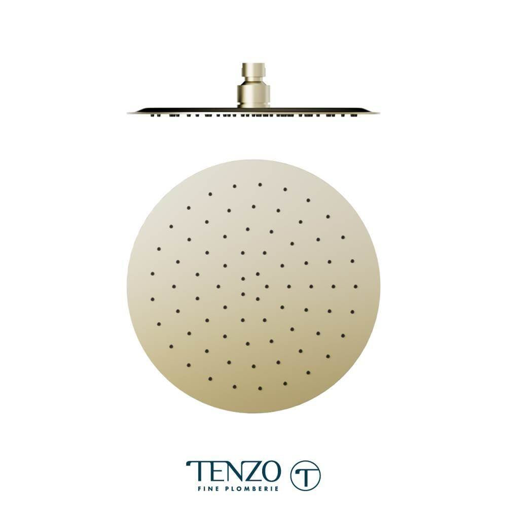 Tenzo SSTS-10-R Shower Head Round 25CM Stainless Steel 2MM