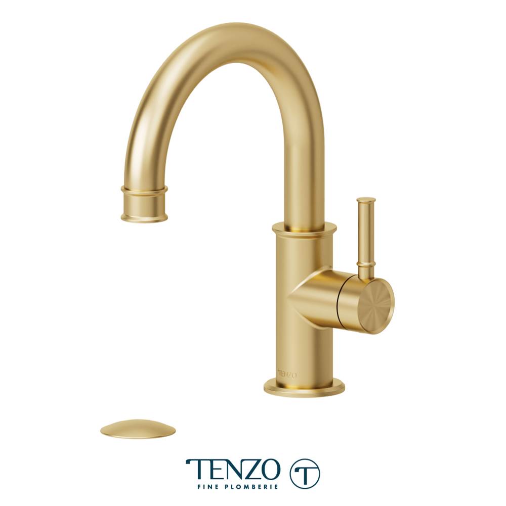 Tenzo ALY10-P Alyss Single Hole Lavatory Faucet With Drain