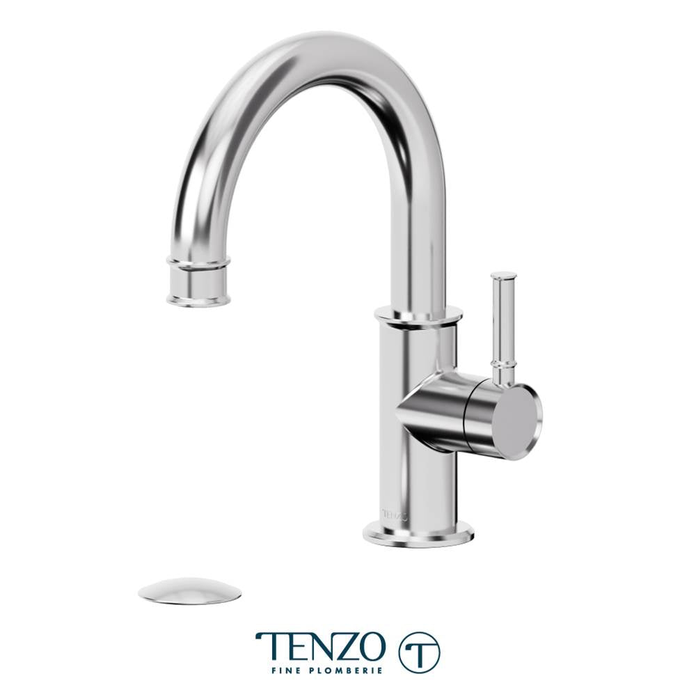 Tenzo ALY10-P Alyss Single Hole Lavatory Faucet With Drain
