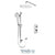 Tenzo F-ALYPB32-20112 Trim For Alyss T-Box Kit 2 Functions Pressure Balance