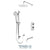 Tenzo ALYPB33-501115 Alyss T-Box Kit 3 Functions Pressure Balance