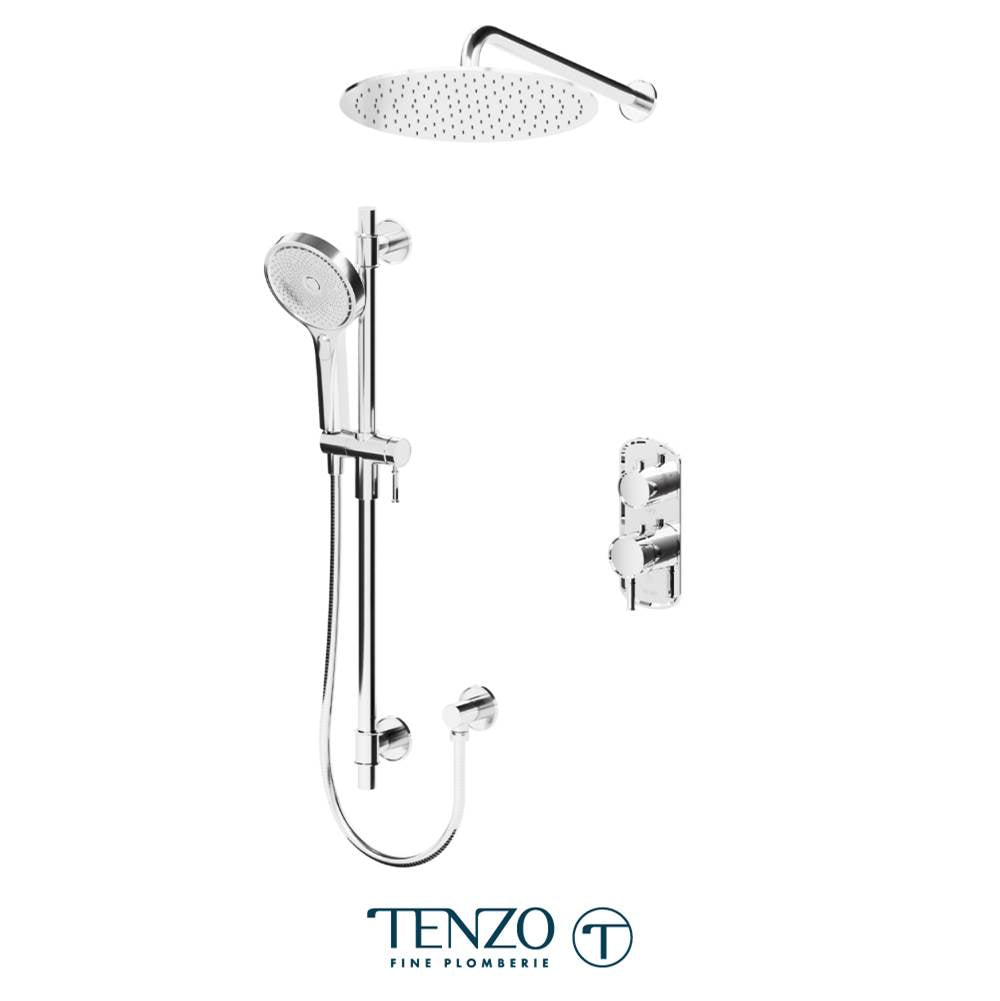 Tenzo ALYT32-20113-CR Alyss T-Box Kit 2 Functions Thermo Chrome Finish
