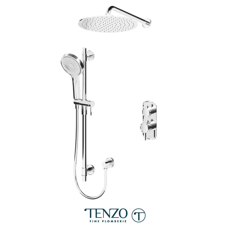Tenzo F-ALYT32-20113-CR Trim For Alyss T-Box Kit 2 Functions Thermo Chrome Finish