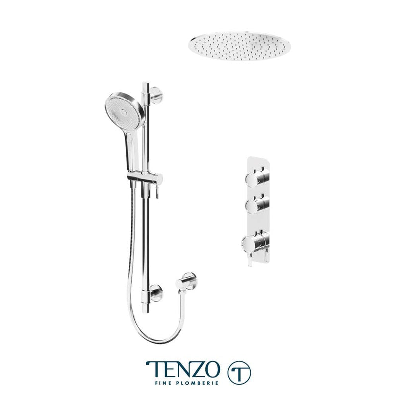 Tenzo F-ALYT42-23166-CR Trim For Alyss Extenza Kit 2 Functions Thermo Chrome Finish