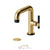 Tenzo BE10-C-W Single Hole Lavatory Faucet With Drain Bellacio-C