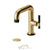 Tenzo BE10-F-W Single Hole Lavatory Faucet With Drain Bellacio-F