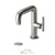 Tenzo BE10-F-W Single Hole Lavatory Faucet With Drain Bellacio-F