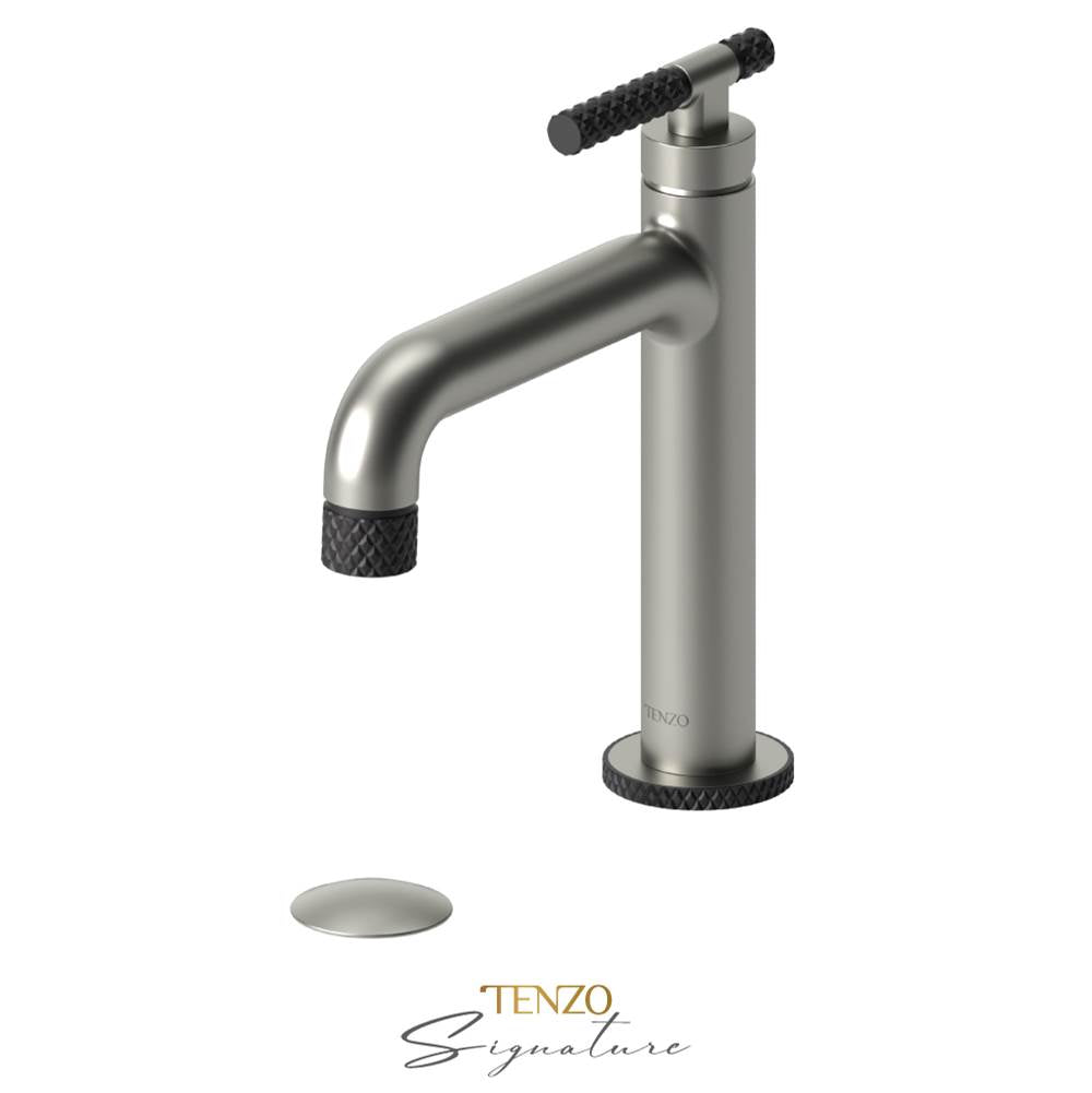 Tenzo BE11-C-P Single Hole Lavatory Faucet With Drain Bellacio-C