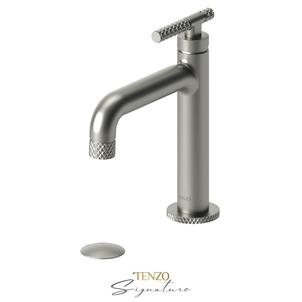 Tenzo BE11-C-P Single Hole Lavatory Faucet With Drain Bellacio-C