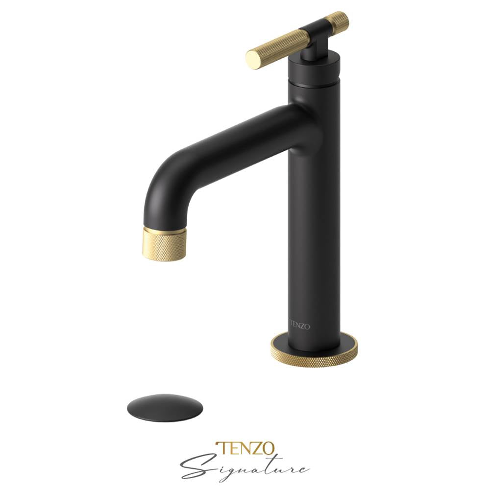 Tenzo BE11-F-W Single Hole Lavatory Faucet With Drain Bellacio-F - Parent