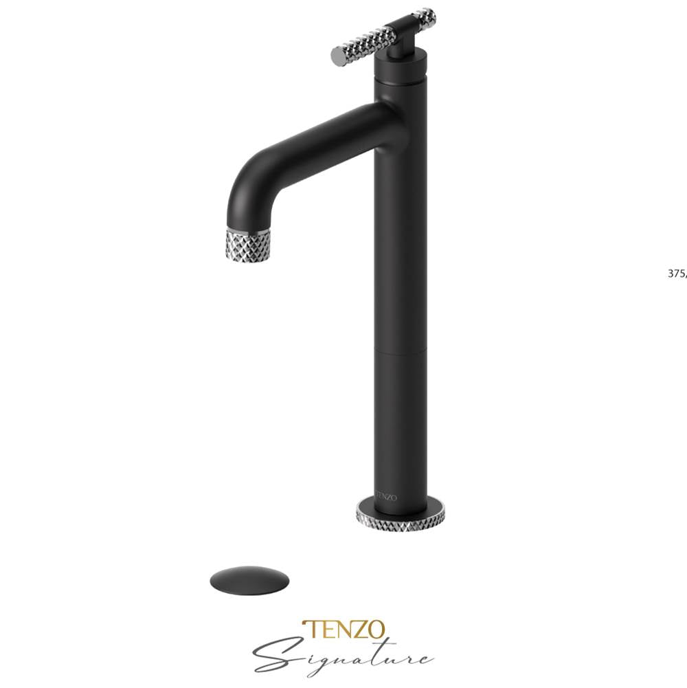 Tenzo BE11H-C-W Tall Single Lavatory Faucet With Drain Bellacio-C - Parent